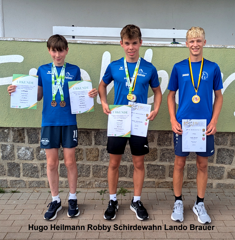 Landeshallenmeisterschaft Jugend in Dresden traten an vom Frohburger Turnverein e.V. Hugo Heilmann und Robby Schirdewahn. Zu den MDM in Haldensleben starteten Lando Brauer, ebenso vom Frohburger Turnverein e.V., und Robby Schirdewahn.